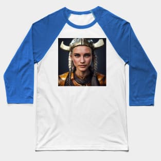 Viking Shield Maiden Baseball T-Shirt